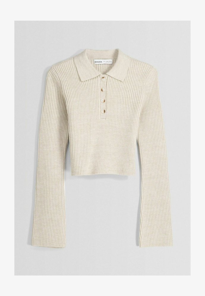 Polo crop top, Bershka, 299 Kč