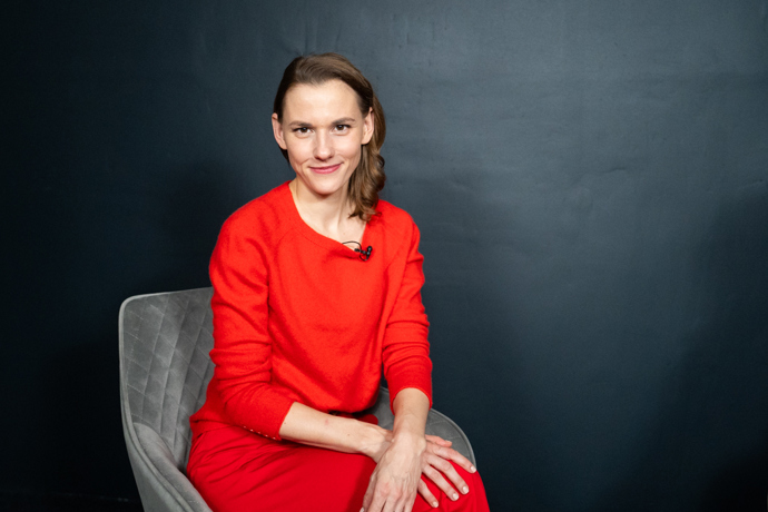 Šárka Krausová nás navštívila ve studiu a promluvila o své práci o o svém soukromí.