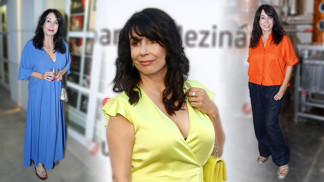 Móda 50+ podle herečky Nely Boudové: Ženské křivky zvýrazňuje topy s výstřihem a k omlazení volí výrazné barvy