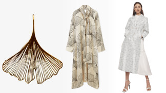 Kouzelný strom ginkgo biloba učaroval návrhářům: Jeho typický tvar listů zdobí šaty a třpytivé doplňky