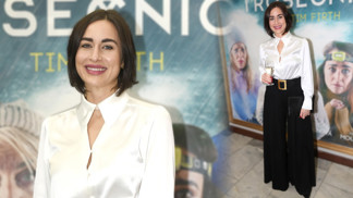 Černobílá Alex Mynářová: Stylová moderátorka rozčísla divadelní premiéru ultra trendy kalhotovým outfitem 