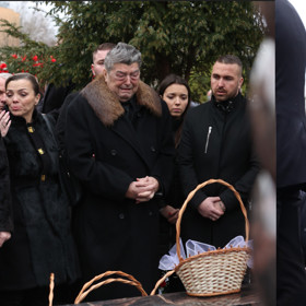 Rodina se loučila s Olgou Kočkovou.