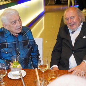 Jiří Krampol s Kristiánem Kodetem.