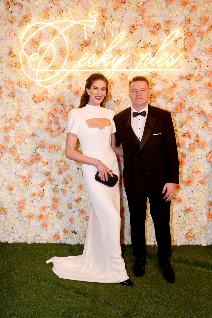 Aneta Vignerová a Petr Kolečko se celý večer skvěle bavili.