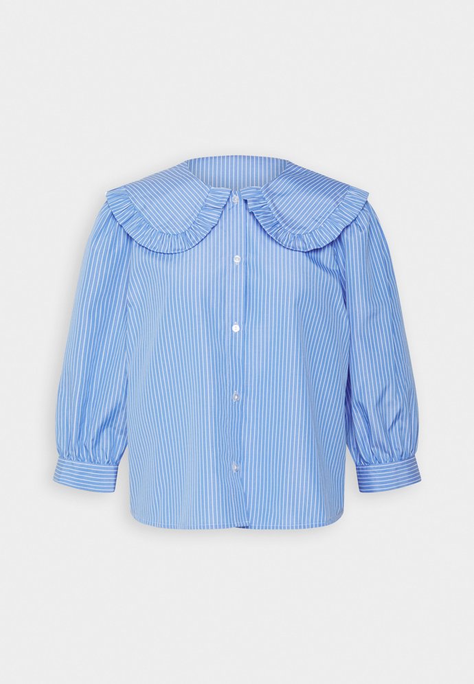 Halenka s oblým límečkem a volánovým lemováním, JDY, 1 040 Kč