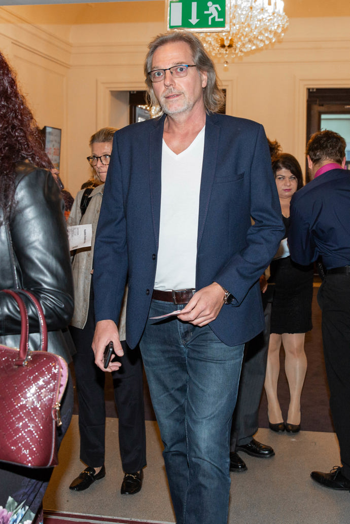 Dušan Kollár na premiéře dětského muzikálu Alenka v říši divů.