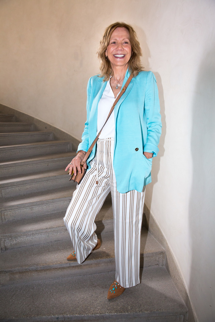 Oblíbené kousky neváhá Lenka Filipová využívat v mnoha osvědčených kombinacích.