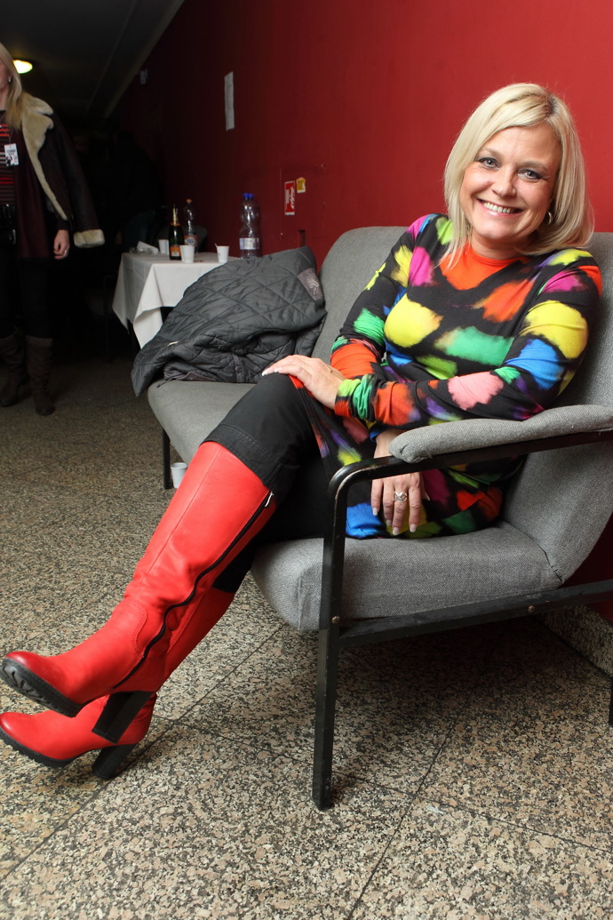 Markéta Mayerová je po letech stále věrná blond barvě.