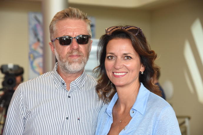 Adéla Gondíková po boku manžela Jana Langmajera jen září. 