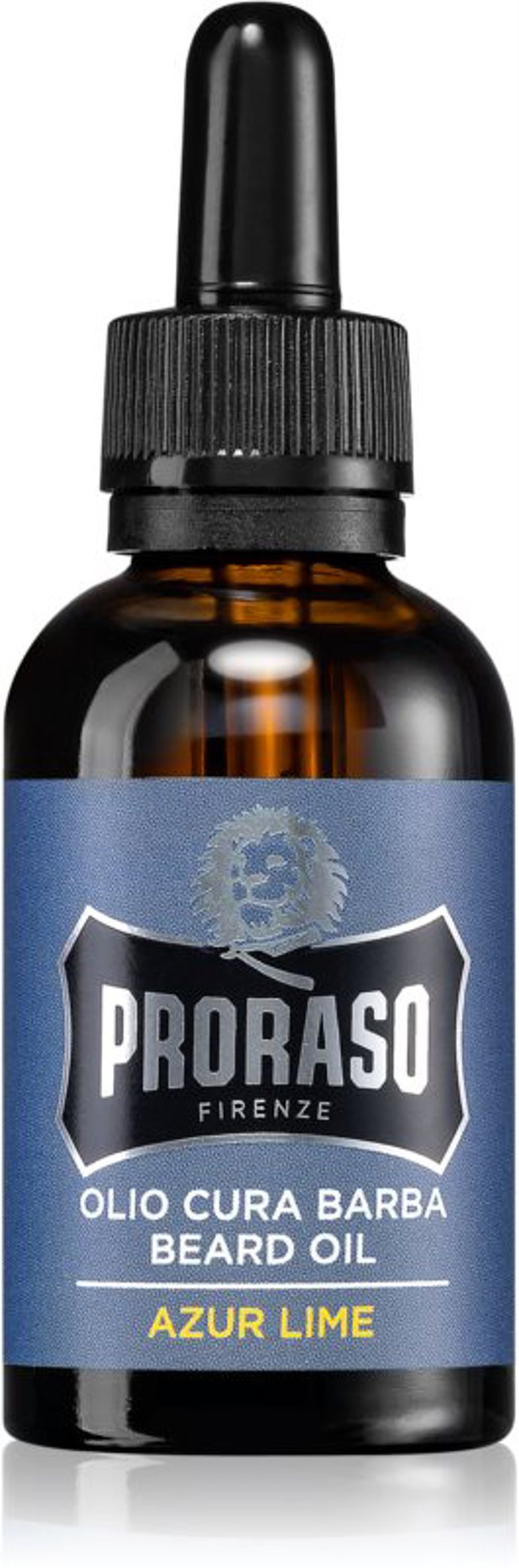 Olej na vousy slouží k finální péči o plnovous i knírek. (Proraso, 240 Kč)