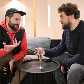 Jan Albrecht s redaktorem eXtra.cz.