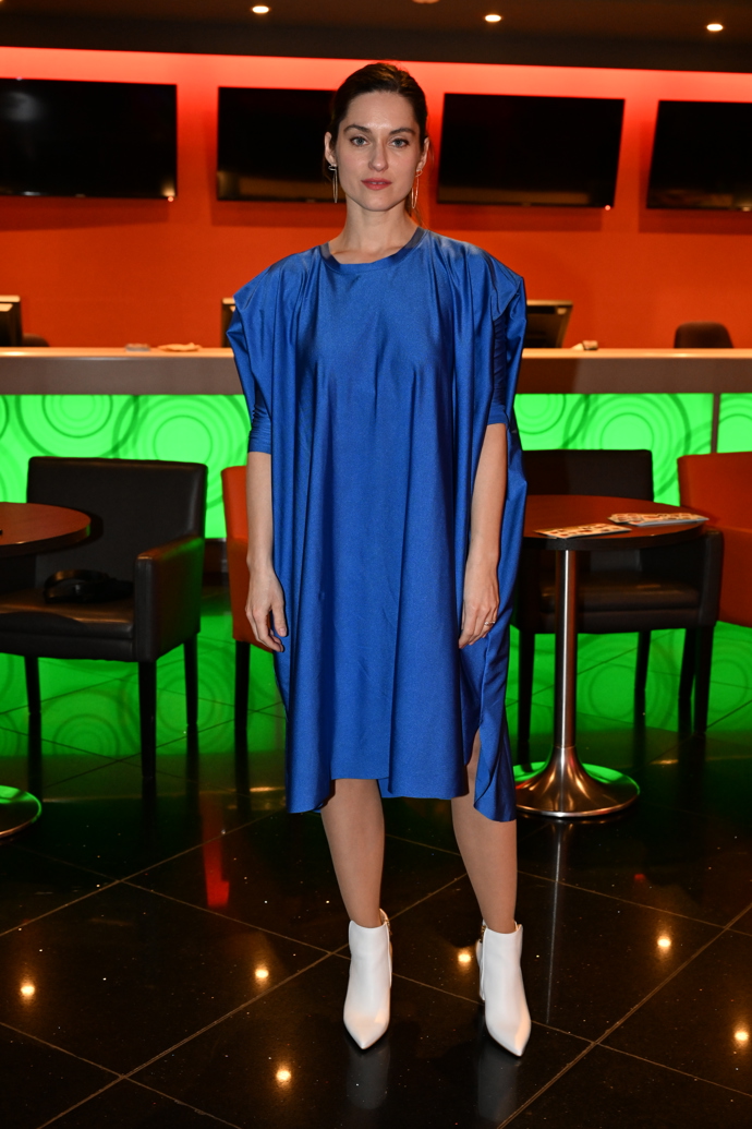 Judit Pecháček na brněnské premiéře filmu Sucho.