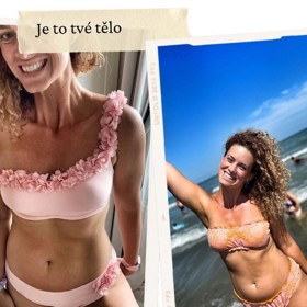 Muzikálová zpěvačka Kateřina Pechová potom vydala dlouhé prohlášení na téma pozitivní přístup k vlastnímu tělu.