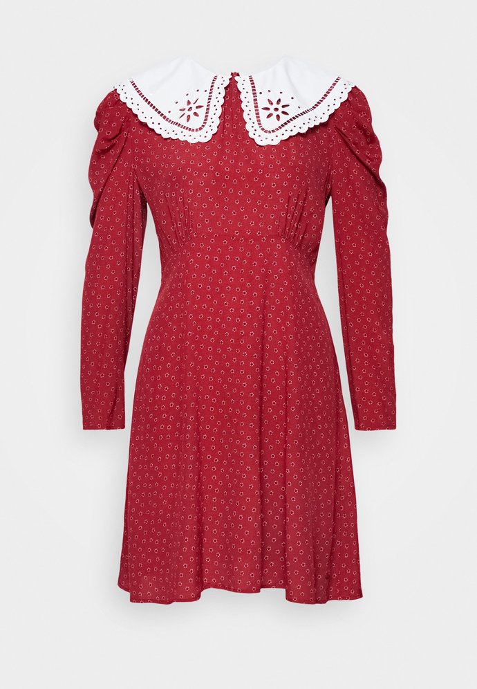 Šaty s vyšívaným límcem, Pepe Jeans, 2 169 Kč