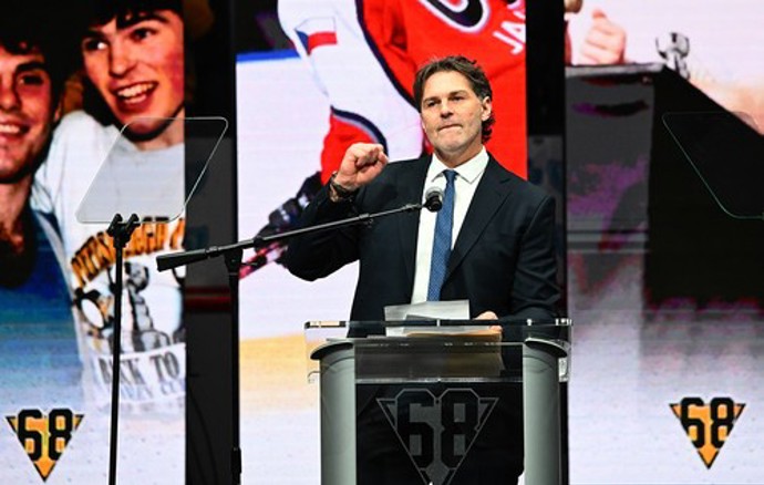 Jaromír Jágr na ceremonii.