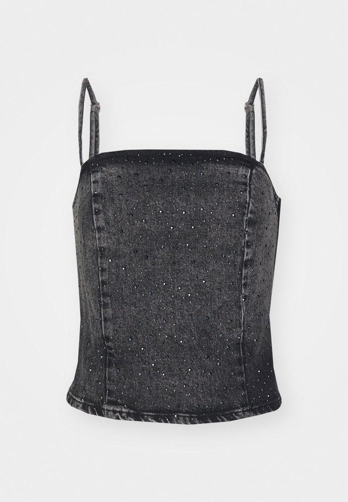 Crop top s kamínky, Selected Femme, 1 390 Kč