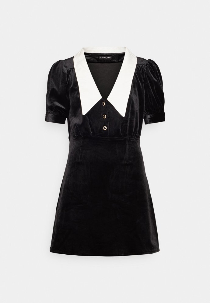 Sametové šaty s špičatým límcem, Sister Jane, 1 385 Kč