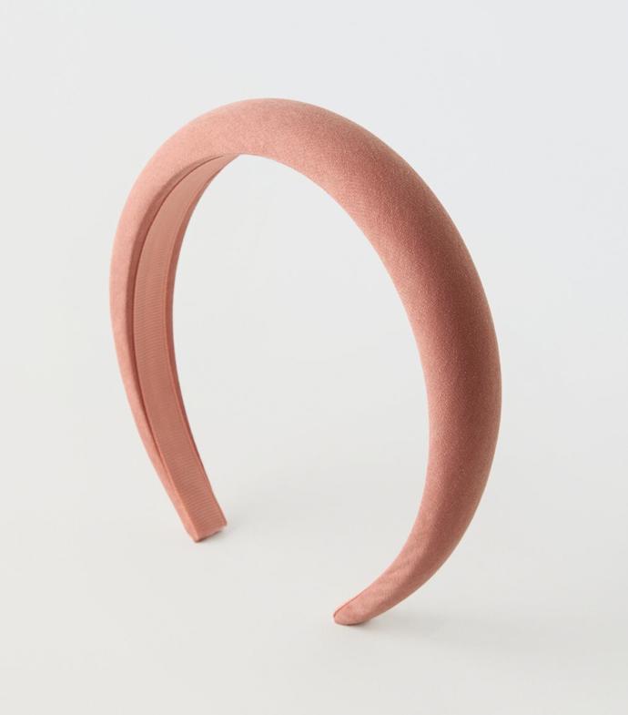 Tetxilní čelenka s výplní, Zara, 129 Kč