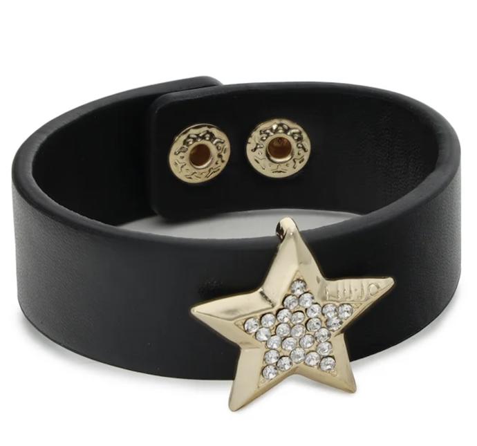 Kožený manžetový náramek s ozdobou, Liu.Jo, 1 019 Kč
