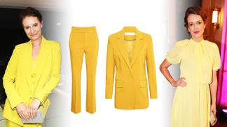 Inspirativní outfity Lenky Vlasákové a Andrey Růžičkové: Žlutá ovládá jarní trendy a sluší kostýmku i šatům 