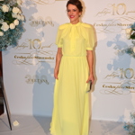Andrea Růžičková zazářila v roce 2024 v kanárkově žlutých šatech.