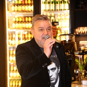 Miloš Pokorný na módní přehlídce Lavite.