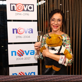 Libuše Šmuclerová se psem Novákem.