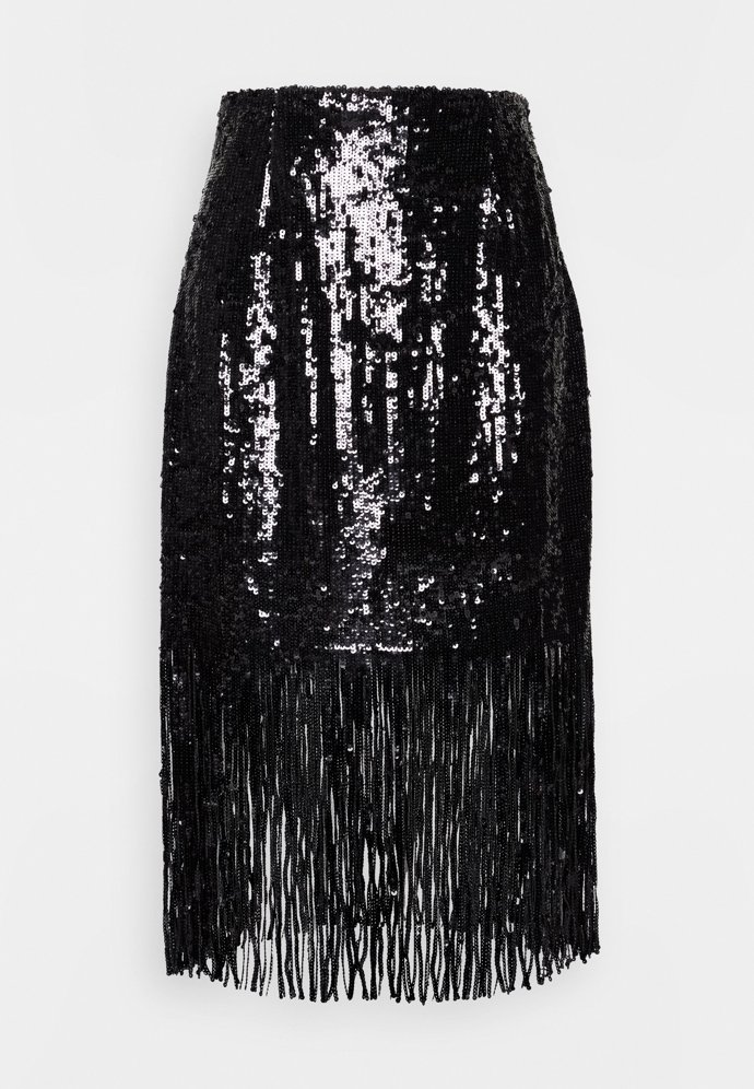 Flitrová sukně s třásněmi, YAS, 1 290 Kč 