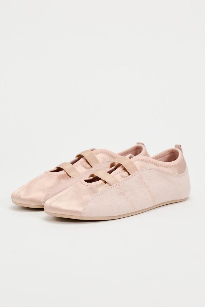 Saténové baleríny, Zara, 699 Kč
