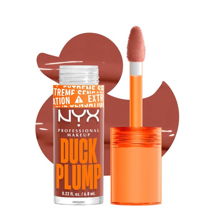 Zvětšovací lesk Duck Plump nabízí Nyx ve více jak deseti odstínech. Cena 319 Kč