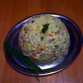 Bramborový salát nemohl chybět.