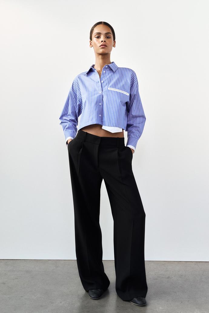Crop košile, Zara, 699 Kč