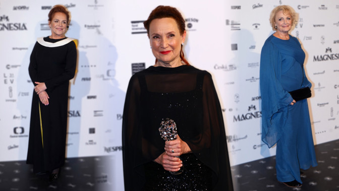 Český lev 2024: Módní inspirací pro dámy 60+ byly Milena Steinmasslová, Regina Rázlová i Dagmar Havlová