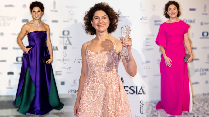 Martha Issová (42): Na České lvy už oblékla pastelově růžový model i trendy odstín Viva Magenta s malým tajemstvím v detailu