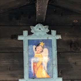 Andělíčka pro štěstí namalovala Petra speciálně pro svoji vnučku.