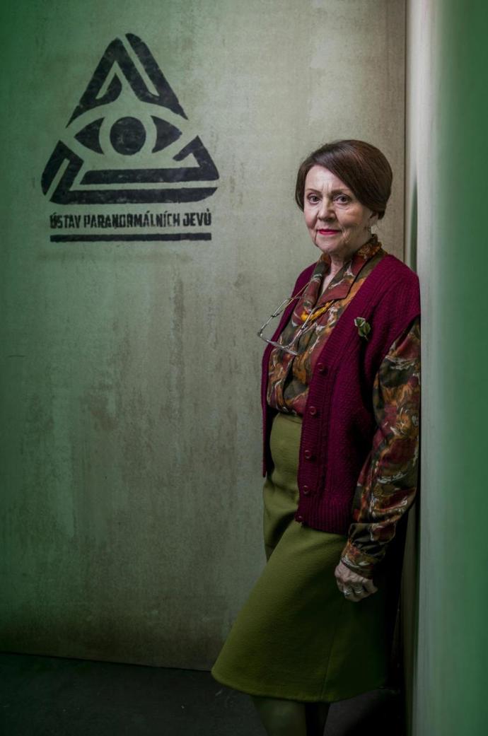 Lenka Termerová si práci na vtipném seriálu České televize opravdu užívala. 