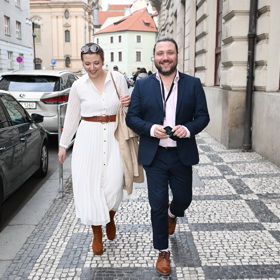 Anička Slováčková s bratrem Felixem. 