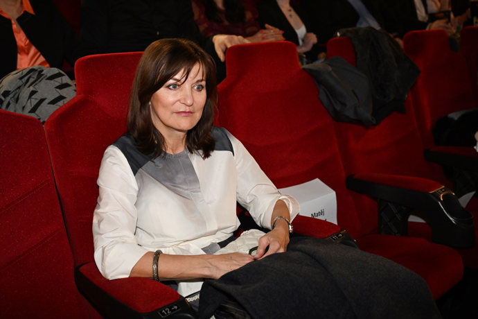 Beata Rajská si premiéru dokumentu užila ve slušivé večerní róbě.