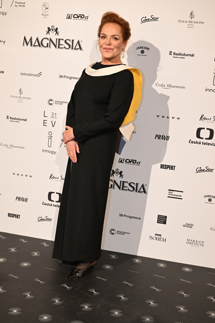 Dagmar Havlová byla na Českých lvech za elegantní dámu, jako jsme u ní zvyklí.  "Sepnuté vlasy a různé tyto účes na takovou slavnostní událost patří a myslím si, že z Dagmar by si mohly brát příklad její mladší kolegyně," říká Honza Kořínek.