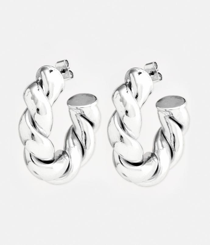 Kroucené kovové náušnice, Pirmark, 90 Kč