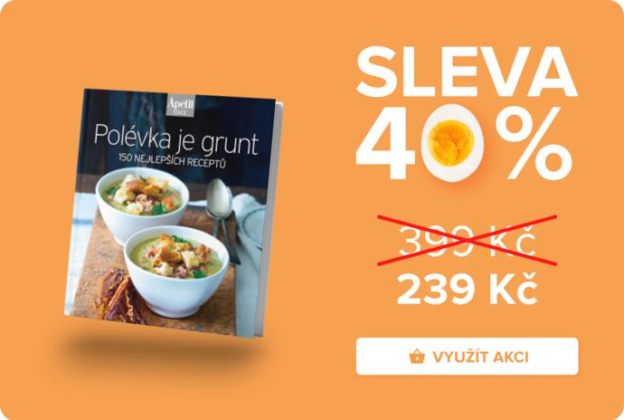 Na doplnění je vhodná kuchařka s názvem Polévka je grunt.