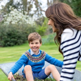 Nebo u příležitosti loňských pátých narozenin mladšího syna, prince Louise.