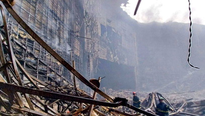 FOTO: Koncertní hala byla zcela zničena