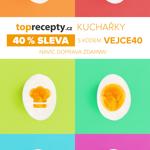 Až do pátku 29. 3. 2024 je na e-shopu Toprecepty.cz sleva 40 % na všechno.