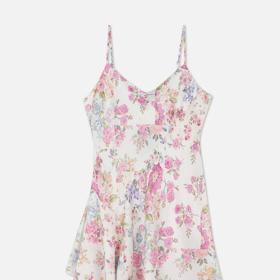 Květované šaty na ramínky s volánky, Rita Ora by Primark, 470 Kč