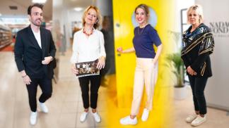 Bílé tenisky v outfitech celebrit: Medvecká jako vzor pro 70+, Mareš je ladí i s oblekem a Pavlová klasicky k džínám