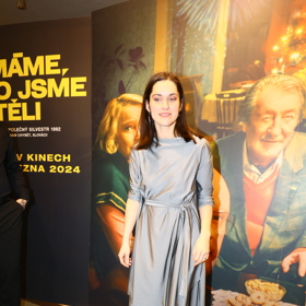 Herečka Judit Pecháček.