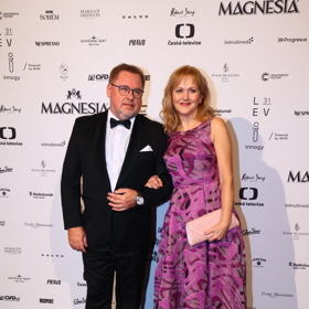 Václav Kopta s manželkou.