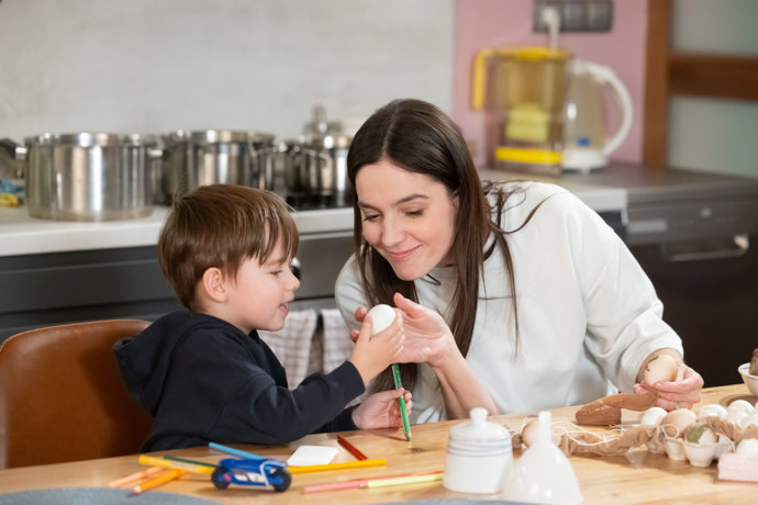 U Marečkových nic nepodcení a celá rodina se pustí do příprav na Velikonoce.