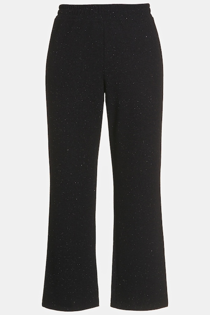 Stejně elegantně vyhlíží i kalhoty s lurexovým vláknem. (Ulla Popken, 1 299 Kč)
